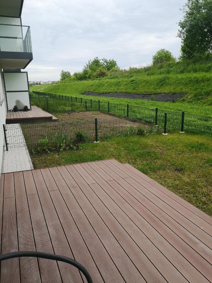 Apartament z tarasem i ogrodem blisko centrum Gdańsk Eksteriør billede